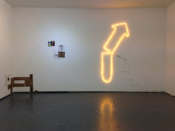 Broken Arrow installed with other works