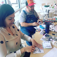 Zine workshop at FWCA